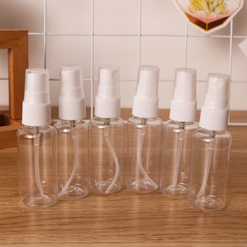 

New 1/5 pcs 30ml Hot Empty Spray Bottle Transparent Cosmetics Plastic Travel Spray Bottle Perfume Atomizer Cosmetics Sub-bottle