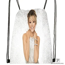 Custom Lindsey Stirling походная сумка на шнурке милый рюкзак для детей(черная спинка) 31x40 см#180531-04-63