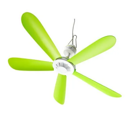 

220V 7W Green Mini Ceiling Fan Mute Energy saving Plastic Rotary Vane Fan Electric fan