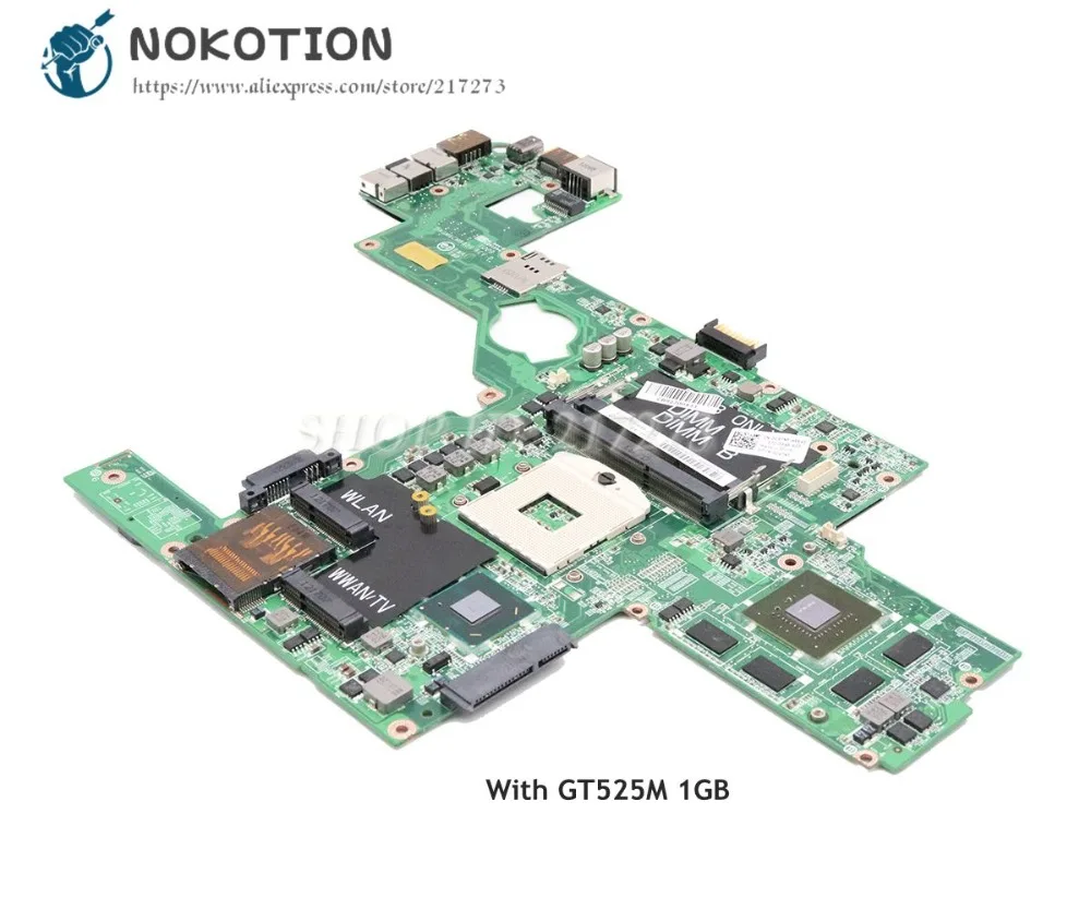 NOKOTION CN-0C47NF 0C47NF материнская плата для ноутбука Dell XPS 15 L502X PC материнская плата DAGM6CMB8D0 HM67 DDR3 GT525M видеокарта 1 Гб