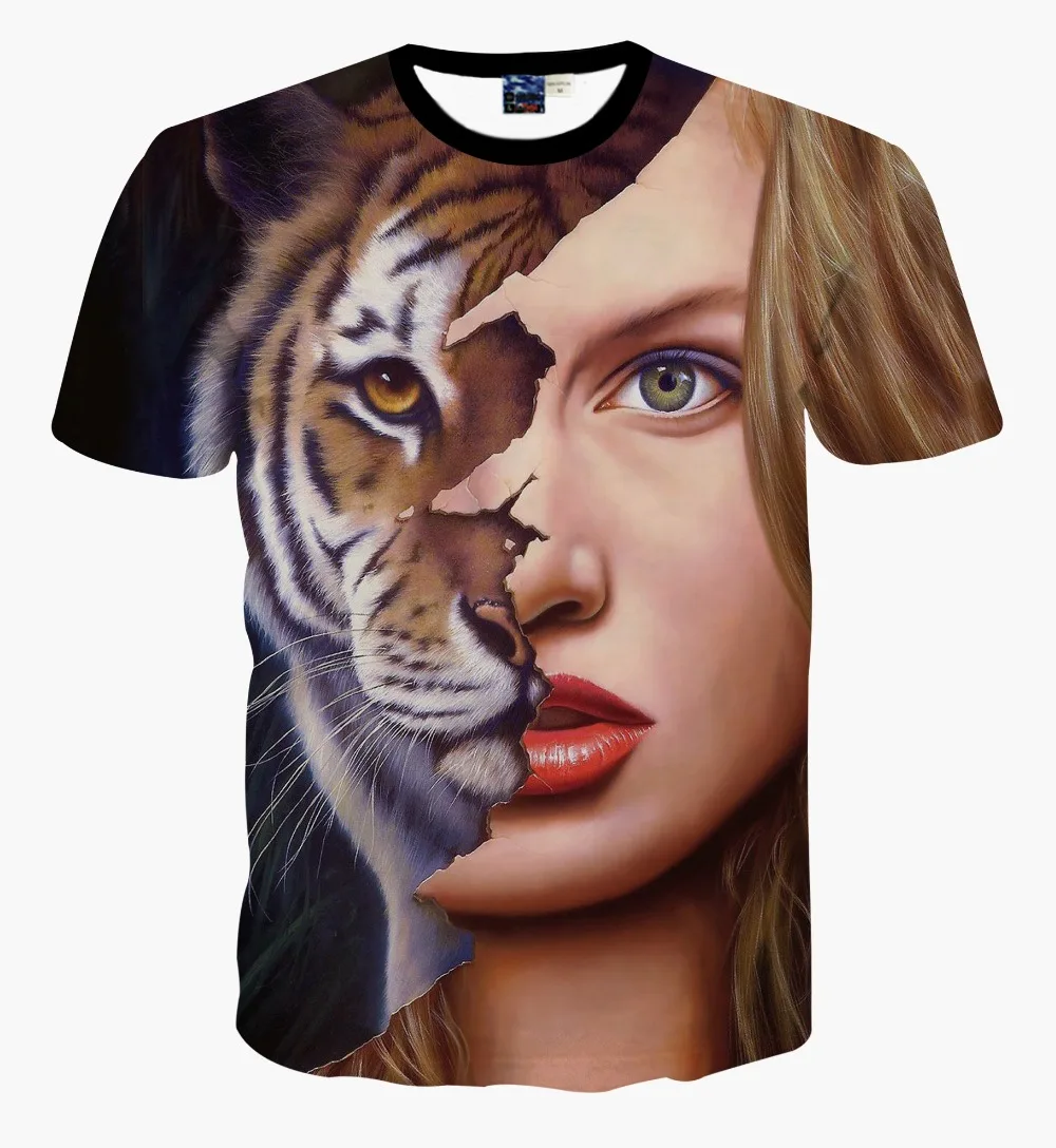 womens tiger face shirt