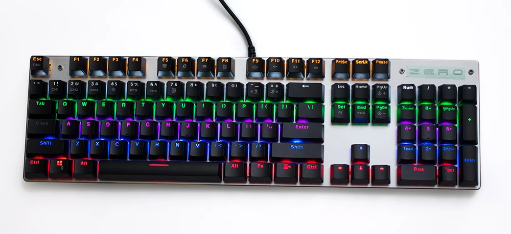 Metoo Edition Mechanical Keyboard 87 keys 104keys Blue Switch Red Switch Gaming Keyboards for Tablet Desktop Russian sticker