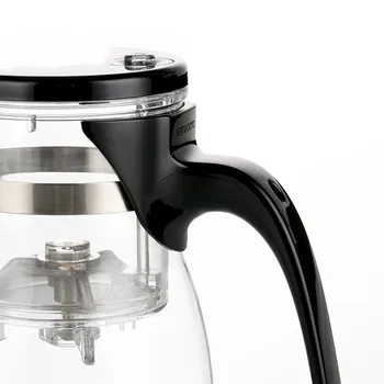 

Samadoyo High Borosilicate Glass Teapot Infuser 600ML Elegant Pot Blooming Flower Tea Set Teapot Glass Brewing Milk Oolong Tea
