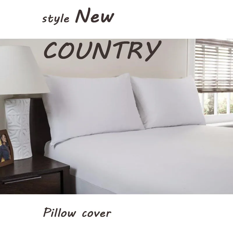 

Pillow case for bed King Size 21*37" Waterproof Pillow Protector Smooth Pillowcase For Bedbug and wetting Pillow cover zippered