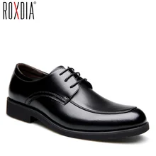 حذاء رجالي من الجلد الطبيعي من ROXDIA حذاء رجالي للعمل الرسمي حذاء أكسفورد للرجال طراز RXM063 بمقاسات 39 44