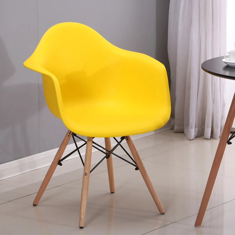 Красочный дизайн домашнего обеденного кресла компания стул в приемную открытый Ресторан Бар компьютерный деревянный стул пластик cadeira
