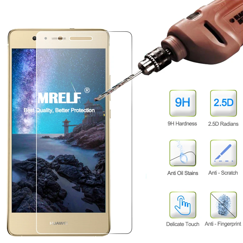 

MRELF Tempered Glass for Huawei P9 Lite 2017 Screen Protector on 9H Phone Protective Glass for Huawei P9 Lite Tempered glass