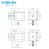 Шаговый электродвигатель NEMA 34 с ЧПУ, 86x98 мм, 7,0 нм, 6 А, D14 мм, 972унций/дюйм, для гравировального станка с ЧПУ и 3D-принтера! ► Фото 2/6