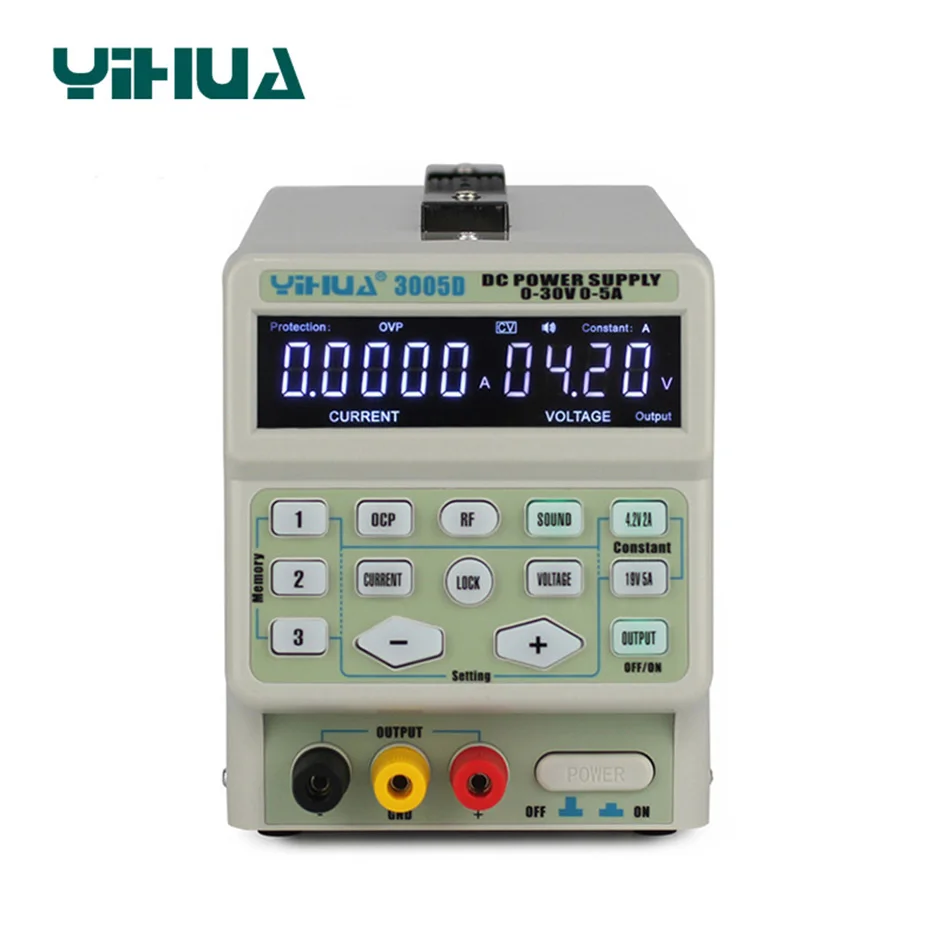 Источник питания YIHUA 3005D постоянного тока регулируемый Цифровой Программируемый