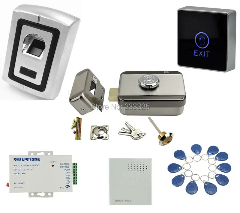 Tivdio Control de Acceso Teclado Acceso Teclado T/áctil Independiente Proximidad para RFID Sistema de Control de Acceso 125KHz Retroiluminaci/ón Teclado ID Control de Acceso Plata Pantalla t/áctil