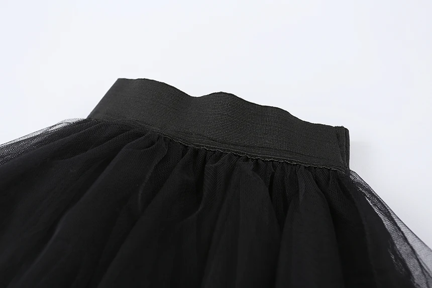 Модная юбка-пачка для маленьких девочек детской одежды на весну и лето юбка из прозрачной ткани с асимметричным подолом для маленьких девочек