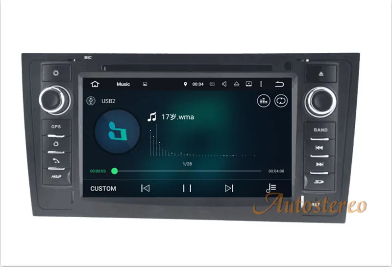 Top The Newest Android7.1 8.0 Car DVD CD player GPS navigation radio auto Stereo for AUDI A6 1997-2005 Allroad 2000-2006 headunit 14