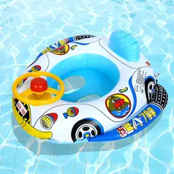 Подводные бассейн забавные детские надувные игрушки Плавание ming кольцевое седло лодка Плавание поплавок трубки воды спортивные кольца