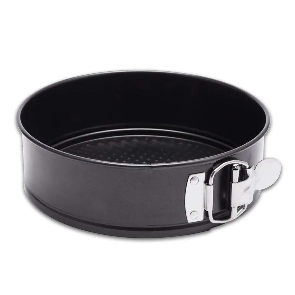 

1 Pack Black 7 inch lock buckle bottom plate live button hurricane grilling pot instant pot accessories hot sale