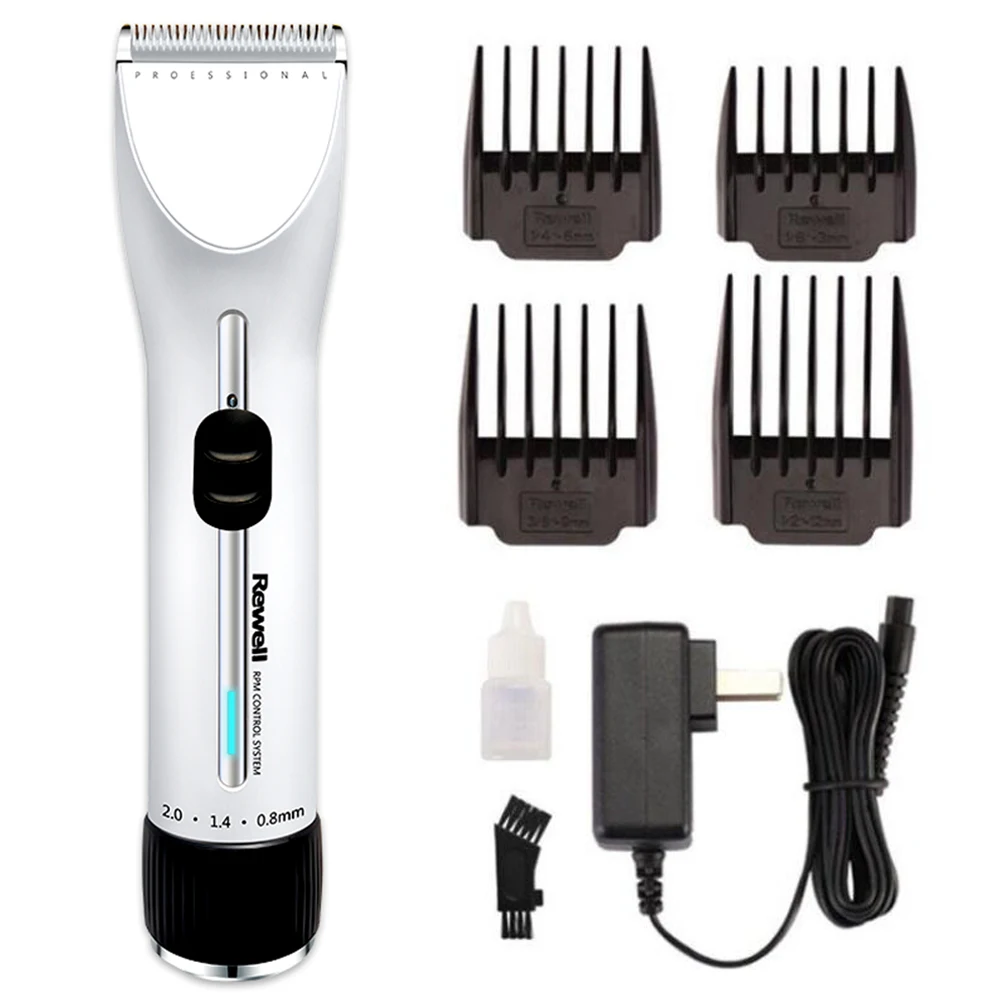 Профессиональная электрическая машинка для стрижки волос для мужчин, Керамический Резак, электрический триммер для волос, машинка для стрижки бороды, литиевая батарея