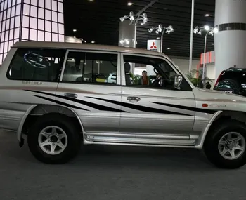 

Car Racing Stripe 122'' Door Decals for Pajero SUV Vinyl Graphics Motor Side sticker ZC507