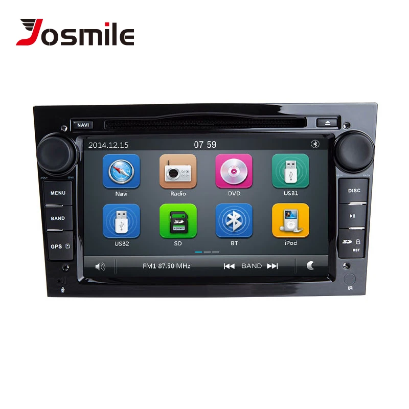 Top Josmile 2 Din Car DVD Multimedia Player For Opel Vectra C Zafira B Vivaro Astra H GJ Corsa B C D Meriva BAntara Radio Navigation 0