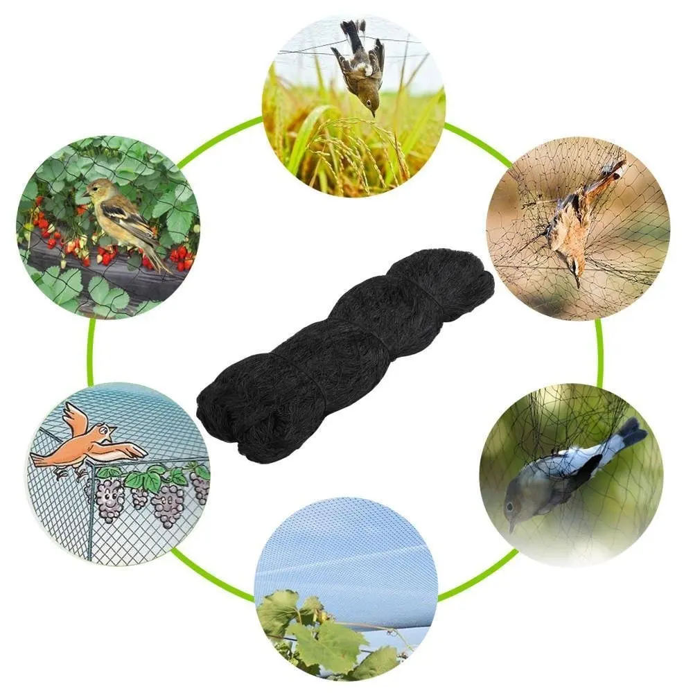 Новая пластиковая сетка для защиты от птиц, защита растений, фруктов, деревьев, овощей, цветов и сада, защита от вредителей