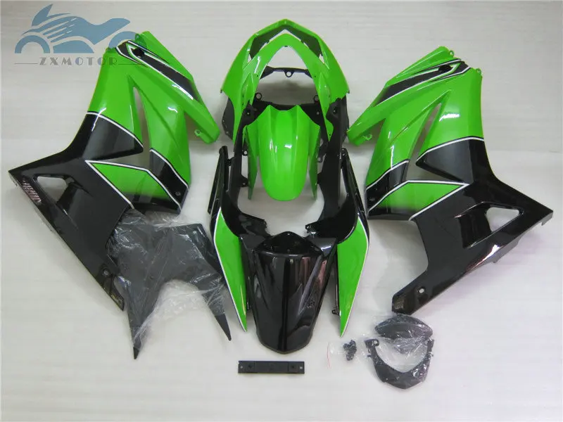 

Fairing kits for Kawasaki injection fairings Ninja 250r 2008 2009 2010 2014 EX250 08 09 10 14 ZX250 green black ABS bodykits