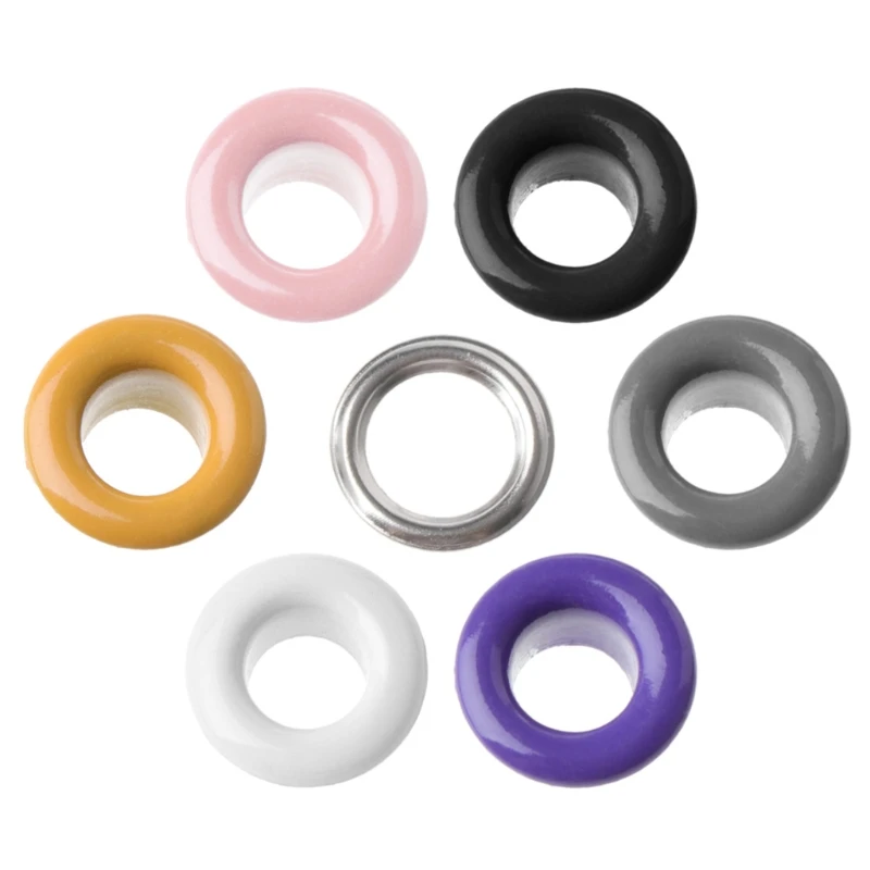 

50 sets / package paint spray color calluses 16 eyelets DIY decoration metal button rivet hollow 4 | 5 | 6 | q-13 8 | 10mm inter