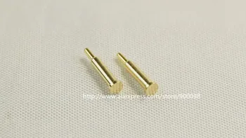 

100pcs Spring Loaded Pogo Pin Connector Diameter 2.0 mm x 9.0 mm height SMT / SMD PCB Machined Single Pin 1u 50g force Vertical