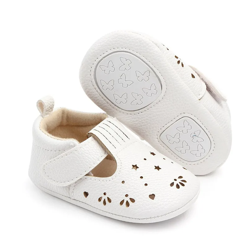Обувь для малышей, платье принцессы для маленьких девочек s детская обувь с цветочным узором; мягкая подошва удобная обувь для детей, начинающих ходить; новорожденный для маленьких девочек обувь 4JJ