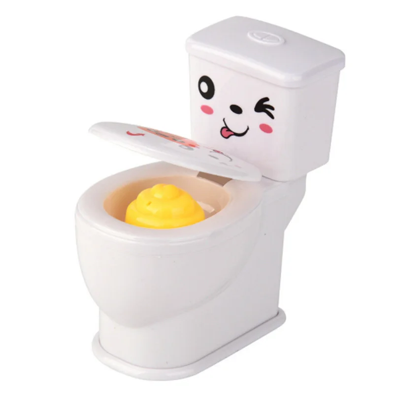 

9*5.5*9.5cm Toy Joke For Kids Children Funny Prank Squirt Water Toilet Closestool Gag Mini Spray Durable Gifts