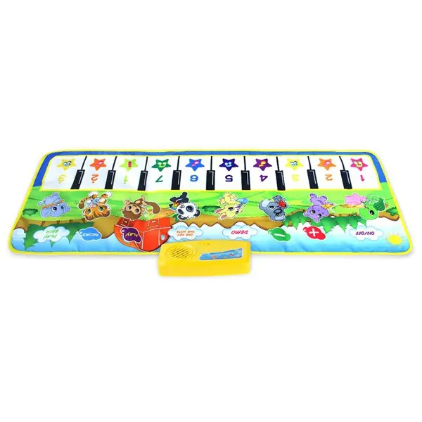 Piano Keyboard Dancing Mat Electronic Funny Animal Press Carpet Musical Blanket Baby Toys For Kids Toddler