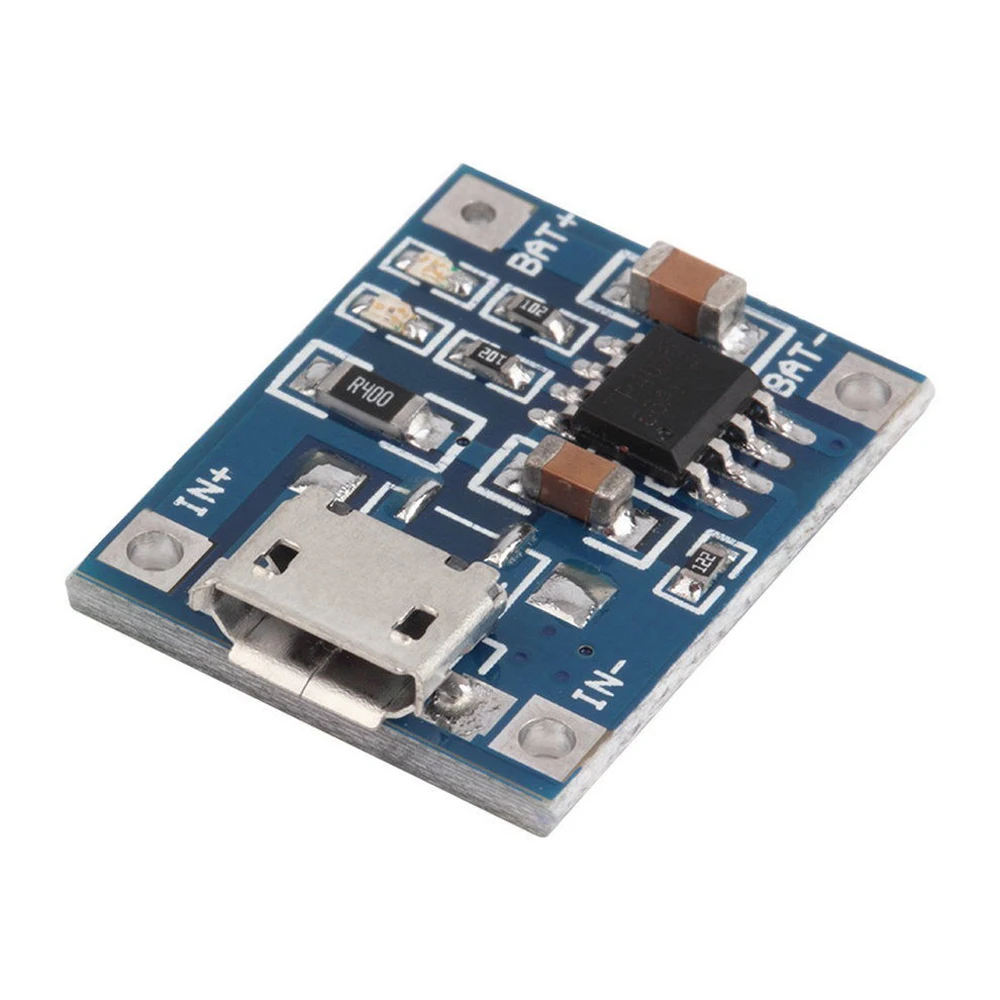 TP4056 5 в TENSTAR ROBOT 1A Micro USB 18650 литиевая батарея зарядная плата модуль зарядного