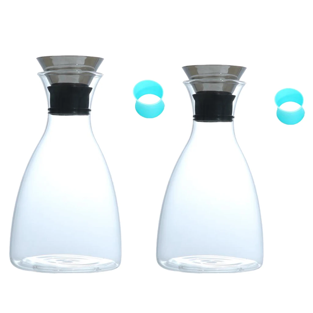 Large Capacity Heat Resistant Glass Bottle Flower Bottles For Water kettle Coffee Milk Homemade Fruit Juice