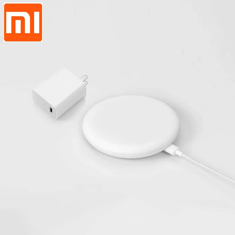 27 Вт штекер Оригинальное Беспроводное зарядное устройство Xiaomi 20 Вт Макс 15 в применяется к Xiaomi Mi9 MiX 2S Mix 3 Qi EPP10W для iPhone XS XR XS Max - Тип штекера: 20W 27W Bundle