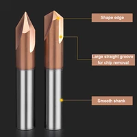 כרסום cnc קאטר WEIX 1PC 90A טחנת Solid Carbide chamfer סוף CNC כרסום קאטר HRC50 טונגסטן פיסות הנתב פלדה מכונת חיתוך (5)