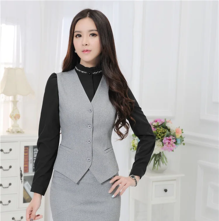 women dress vests for work