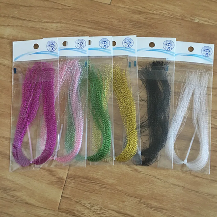 フライフィッシング用の羽の形をしたライン,フック付きの3パック