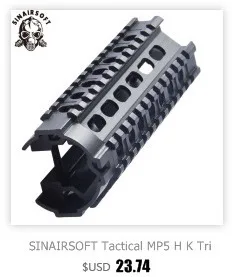 AK 47 Тактический четырехъядерный рельсовый прицел Handguard система CNC алюминий полная длина тактический для АК AEG/GBB винтовки B30 B31