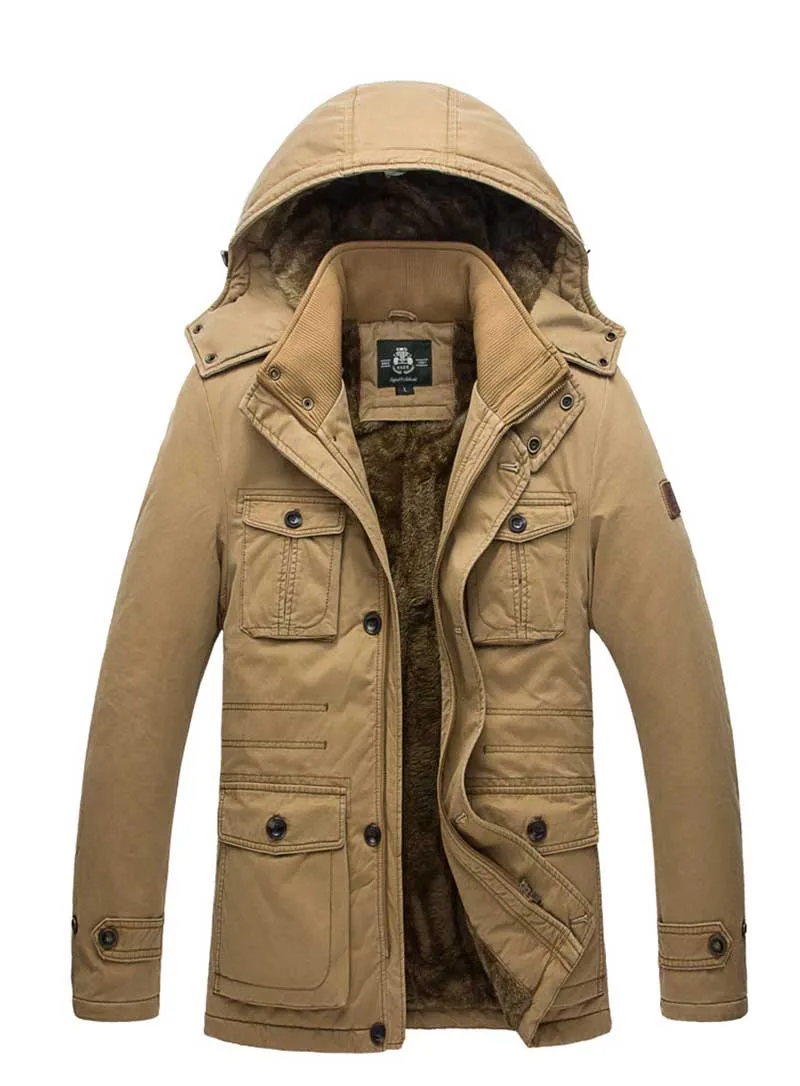 Американские военные куртки, зимние мужские флисовые пальто с капюшоном, теплая Толстая ветровка, свободная парка с большим карманом, Мужская одежда, большой размер 8XL