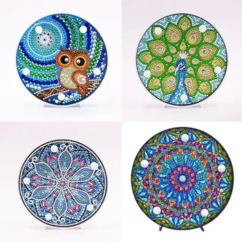 

Diamond Painting Full Drill LED Night Light 5D DIY Special Shape Crystal Rhinestone Embroidery Diamond Paintings Lamp
