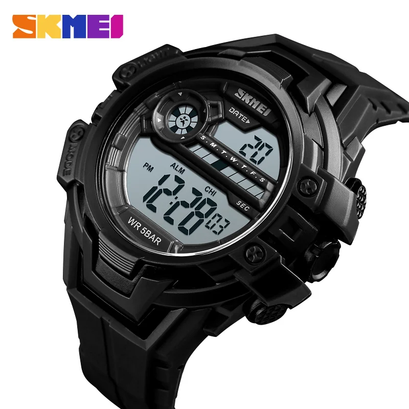

SKMEI Men Fashion Sports Watches Count Down Digital Watch Men Waterproof LED Military Men Wristwatches Relogio Masculino