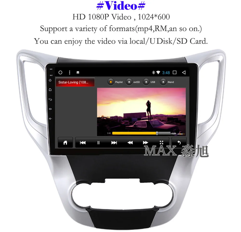 Clearance MAX Android 8.1.0 Car DVD Player For Changan CS35 / Chana CS35 Car Radio RDS GPS Navigation Free Map 4G WiFi Bluetooth Call 6