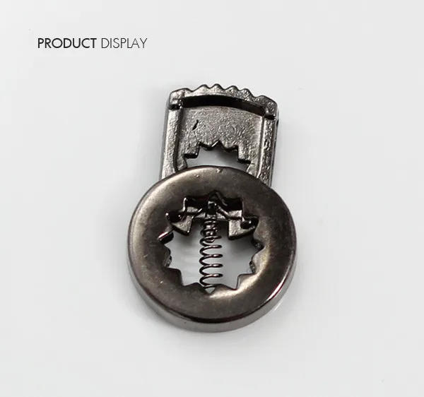 

10pcs Pack Cord Lock Toggle Stopper lock Bean Black Gun Plated Toggle Clip NK157