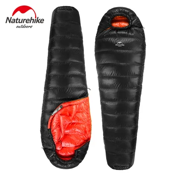 

NatureHike 0.94kg/1.53kg Ultralight Camping Sleeping Mummy Bag White Duck Down Sleeping Bag Comfortably Goose Down Sleeping Bag