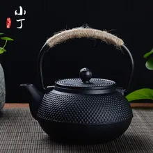 600 мл маленький чугунный склепок чайный горшок вареный чай Железный чайник свинья Железный чайник кунг-фу чай Здоровье железный горшок окисленный без покрытия