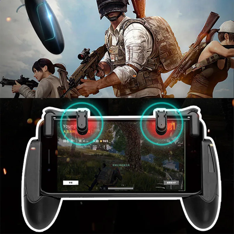  Portable Phone Gamepad Trigger Fire Button Shooter Trigger Fire Button Set For PUBG Game Controller