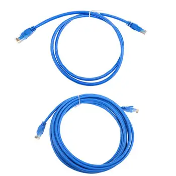 

High Speed UTP CAT 6 Flat Gigabit Ethernet Network Cable RJ45 Patch LAN Cord 1//5m for PC Laptop Router