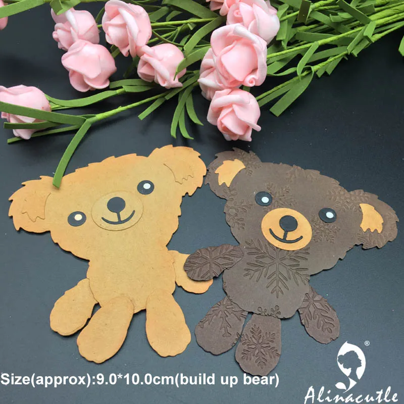Высечки для резки металла высечки Детский плюшевый медвежонок Alinacraft скрапбук