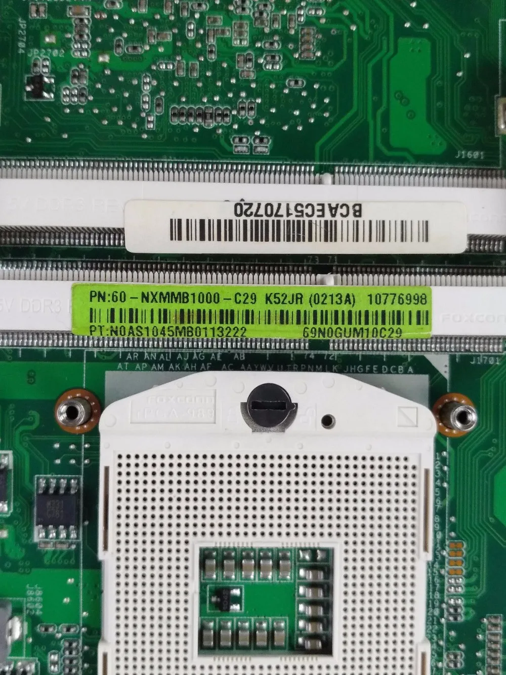 K52JC GT310M REV2.0 материнская плата для ноутбука 1 ГБ For Asus A52J X52J K52J K52JR K52JE K52JU K52JB