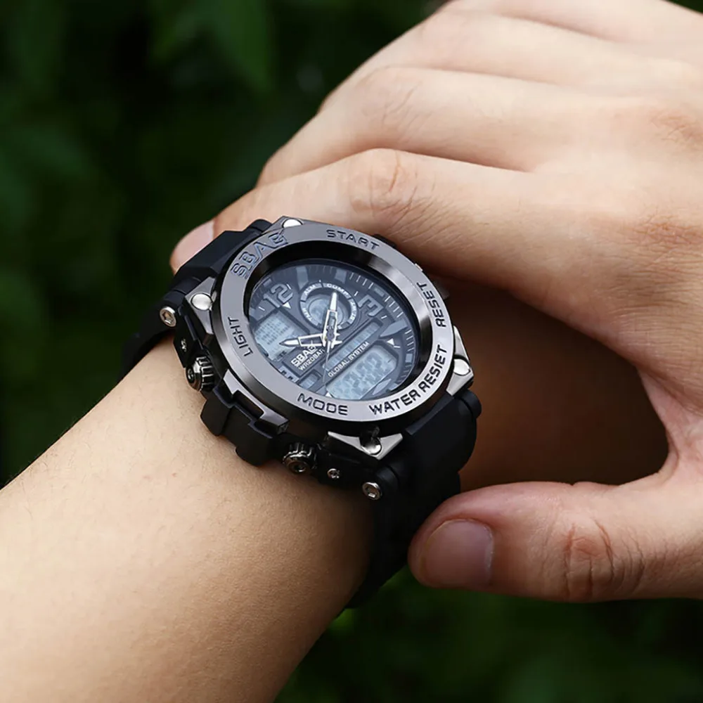 

Multi Function Large Dial Round Double Display Special Forces Sports Men's Watch Fashion Men Watches Sports Digital Watches AD
