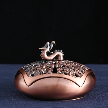 

PINNY New Design Metal Dragon Incense Burners Coil Censer Sandalwood Gifts And Crafts Home Decorations buddhist incense Holder