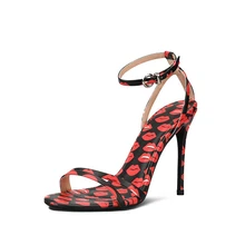 Comfort Sandals Sweet High Heels New Split Leather Sandals Woman Ankle Wrap Open Toe Lady Party Girls Sandals Shoes Pumps J0032 цена Comfort Sandals Sweet High Heels New Split Leather Sandals Woman Ankle Wrap Open Toe Lady Party Girls Sandals Shoes Pumps J0032 цены онлайн