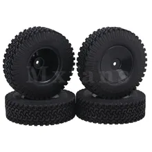 Mxfans 1 9 Inch RC 1 10 Rubber Tire Plastic Disc Type Wheel Hub Model Accessary